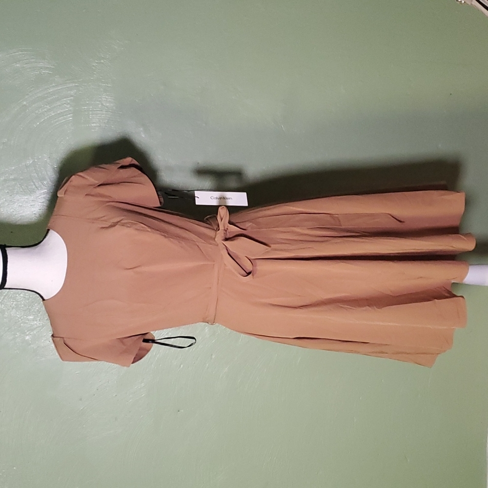 Calvin klein belted dress sz 8